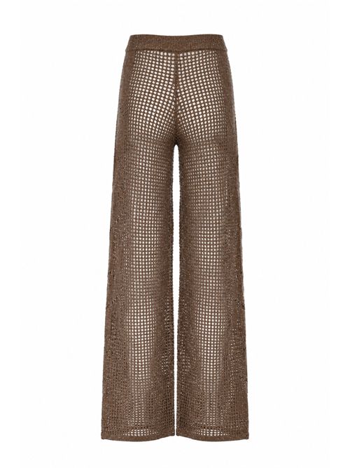 Pantalone Elga in crochet di cotone e lurex Mc2 Saint Barth | ELG000100500L